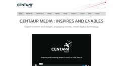 Desktop Screenshot of centaurmedia.com